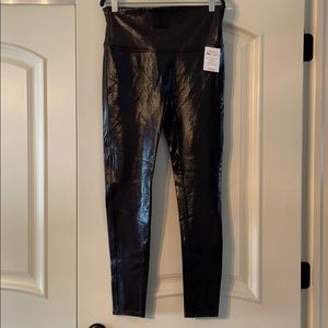 New Spanx Wash Faux Leather - Chocolate Croc